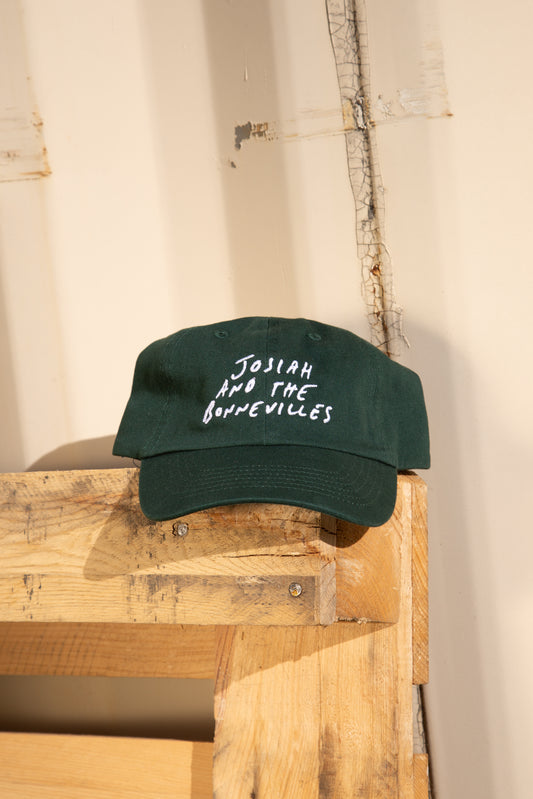 Green Embroidered Logo Hat